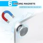 16\x12\ Clear Monthly Planner Board Magnetic Acrylic Calendar for Fridge Acrylic Magnetic Dry Erase Board Calendar With 8 Magnetic Markers, Towel, Eraser, Nano Sticker, Silicone Cover
