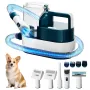 PETEMPO 5 IN 1 Pet Grooming Vacuum Kit, 2.5L Pet Vacuum with 9 Clipper Trimmer Dogs/Cats