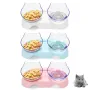 Cat Double Bowl Non-slip Pet Food Water Feeder Dish Elevated Stand Pet Supplies Puppy