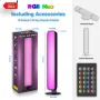 LIXINCORDA RGB Işık Çubuğu Ritim Alıcı Atmosfer Masaüstü Lambası Uzaktan Kumanda Oyun Bilgisayar Odası Yatak Odası için
