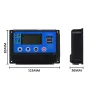 Excellway® 12V 24V 10/20/30/40/50A Auto Solar Panel Solar Charge Controller Battery Charge Adapter USB LCD Display