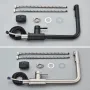 304 Stainless Steel Pull-out Faucet with 2 Modes Pull Out Kitchen Sink Faucet Stainless Steel Hot Cold Water Mixer Tap Spray Nozzle Flexible