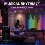 iDeal LED Control Intelligent Colorful Point Control Curtain Light 160x160cm Smart Curtain Lamp 256PCS RGB Lamp Bead IP65 Waterproof