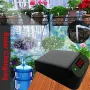 インテリジェント自動散水機 太陽光発電/リチウム電池デュアルパワー自動点滴灌漑キット タイマー付き自動散水システム ドリッパー15個付き