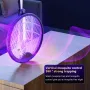 AGSIVO 3 In 1 3000V Cordless Rechargeable Electric Mosquito Bug Zapper Foldable Handheld Mosquito Killing Lamp Fly Trap