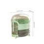 AGSIVO Large Cosmetic Storage Box Makeup Skincare Jewelry Lipstick Organizer Waterproof Dustproof Clear Design for Easy Visibility