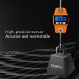 300kg Portable Handheld Scale Crane Scale Electronic Crane Scale LCD Digital Weighing Tool Industrial Heavy Duty Weight Stainless Steel Hook Scale Hanging Scale