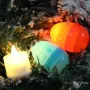 12PCS LED Easter Egg Festival Decoration Luminous Egg Scene Layout Easter Egg Plastic Capsule Egg Lamps