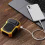 Hanging Waist Fan Portable Outdoor Sports 6000mAh High Capacity Battery Life Two-Way Rechargeable Multipurpose Neck Fan Strong Wind Power Polymer Lithium Battery