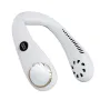 AGSIVO USB Rechargeable Bladeless Neck Fan 3000mAh Battery LED Display 3 Speeds Cooling Fan For Indoor and Outdoor