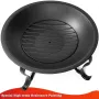 SINGLYFIRE 29 inch Fire Pits for Outside Firepit Outdoor Wood Burning Pit Steel Firepit Bowl for Patio Backyard Camping