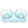 Cat Double Bowl Non-slip Pet Food Water Feeder Dish Elevated Stand Pet Supplies Puppy