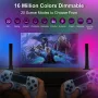 LIXINCORDA Akıllı Bluetooth Müzik LED Masaüstü RGB Işık Çubuğu Atmosfer Işığı Fantezi Masaüstü Gece Lambası Rekabetçi Oyun TV Alıcı Arka Plan Işığı