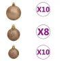 人工クリスマスツリー、300個のLED付きクリスマスパインツリー、金属製スタンドと1100本の枝が付いた組み立て簡単なクリスマスツリー、自宅、オフィス、パーティー、休日の屋内屋外装飾用