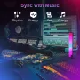 LIXINCORDA Akıllı Bluetooth Müzik LED Masaüstü RGB Işık Çubuğu Atmosfer Işığı Fantezi Masaüstü Gece Lambası Rekabetçi Oyun TV Alıcı Arka Plan Işığı