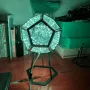 Veilleuse LED Dodécaèdre infini Couleur Art Lumière Décor Nouveauté Cadeau de Noël Technologie Cool Décoration Décoration d'intérieur