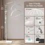 Janolia Staande lamp Wimperlicht voor Wimpertechniek LED Halve Maanlamp Wimperlamp Esthetische Lamp Verstelbare Helderheid 360° Draaibaar voor Wimpertechniek Tattoo Schoonheid