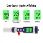 Misuratore di salinità 5 in 1, test dell'acqua PH/TDS, test TIF/EC/temperatura, test multifunzionali della qualità dell'acqua TIF con display LCD
