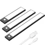 Motion Sensor Cabinet Light Rechargeable Night Light for Closets Cabinets Kitchens Cupboards