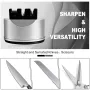 Kitchen Chef Knife Scissors 3-Stage Sharpener Suitable For Straight Knife And Serrated Knife Helps Repair And Restore Blades