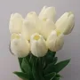 DIY Tulips Artificial Flowers LED Night Light Interior Decoration Bouquet Lamp Simulation Tulip Table Lamp Bedside Atmosphere Light