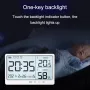 LCD Digital Temperature Humidity Meter -10~50℃ Measurement Electronic Thermometer Hygrometer LCD Display Alarm Clock