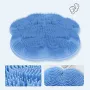 30x30cm Silicone Shower Foot Scrubber Back Body Brush Massager Pad Cleaning Bathroom