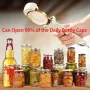 Multifunctional Retractable Bottle Opener Handheld Adjustable Stainless Steel Can Opener Weak Hand Bottle Opener Multifunctional Kitchen Tools For Jelly Jars Wine And More