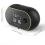 Lavatrice automatica intelligente con schiuma, sensore, dispenser di sapone elettrico da parete, ricarica USB con display della temperatura