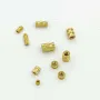 Suleve MXBN11 420Pcs M2 M3 M4 M5 Metric Female Thread Brass Knurled Nut Threaded Insert Embedment Nuts Assortment Kit