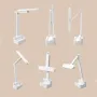 USB Charging LED Desk Lamp 3 Color Temperatures Brightness Adjustable Bedside Reading Pen Holder Table Lamp for Student dormitory