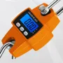 300kg Portable Handheld Scale Crane Scale Electronic Crane Scale LCD Digital Weighing Tool Industrial Heavy Duty Weight Stainless Steel Hook Scale Hanging Scale