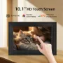 10-inch Smart WiFi Touch Digital Photo Frame Cloud Digital Photo Frame 1280*800 IPS LCD Touch Screen Built in 32GB Storage Share Photos Via App