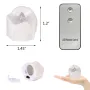12 candele LED elettroniche con telecomando, temporizzazione, lacrime, decorazioni natalizie, per matrimonio, compleanno, confessione, candela flash con telecomando a 2 tasti