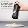 Rechargeable Electric Pepper Grinder Salt And Pepper Mills With LED Light Gravity Induction Automatic Grinding Machine Adjustable Coarseness Mills USB Charging Spice Grinde