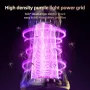1200mAh Outdoor 360° Efisien Lampu Pembunuh Nyamuk Sengatan Listrik Lampu Pembunuh Nyamuk Cangkang yang Dapat Dilepas untuk Berkemah Mendaki Aktivitas Luar Ruangan