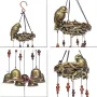 Resin Bird's Nest Wind Chimes Pendant Cross-Border Exclusively For Brass Bell Wind Chimes Outdoor Garden Bird Pendant