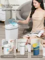 12L Slim Smart Sensor Trash Can Dual Mode Auto-Kick Sensor Home Sensing Automatic Trash Can Bathroom Side Seam Large Capacity Trash Can Creative With Lid Trash Can