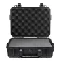 363x290x160mm Plastic Safety Equipment Case Waterproof Hard Carry Tool Box Shockproof Storage Box with Sponge for Tools Camera