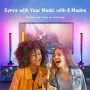 LIXINCORDA Smart LED RGBIC Desktop Lamp Atmosphere Rhythm Pickup Light Bars Bluetooth APP Control Remote Control
