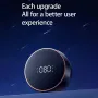 Distributore automatico di sapone in schiuma senza contatto, display dell'ora, ricarica USB, distributore automatico di sapone liquido con rilevamento