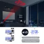 Relógio Despertador LED Espelho Tela Grande Display de Temperatura e Umidade com Rádio e Função de Projeção de Hora Relógio Eletrônico Recarregável