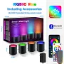 4/6 Pack TUYA WIFI Smart Wall Lamp RGB Music Sync LED Modern Decor Downlight Simple Wall Light Work With Alexa Google Assistant