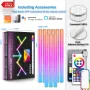 LIXINCORDA Tuya Smart Splicing Light Bars DIY Indoor Wall Atmosphere Light LED Creative Sound Pickup Quantum Lamp