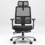 NEWTRAL MagicH-BPro Ergonomic Chair with Footrest, Auto-Following Backrest Headrest, Adaptive Lower Back Support, Adjustable Armrest, 4 Positions to Lock
