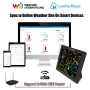 NicetyMeter 0320 7 в 1 Wi-Fi беспроводная метеостанция часы для помещения и улицы термометр гигрометр с наружным датчиком / прогноз погоды / температура / давление воздуха / влажность / анемометр / дождемер / фазы Луны
