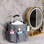 Portable Oxford Cloth Storage Basket Picnic Basket Storage Bag Picnic Bag Wash Storage Swimming Tool Chair Handheld Foldable Storage Basket for Home Travel