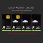 AGSIVO Wireless Touch Screen Digital Weather Station Alarm Clock Indoor Outdoor Thermometer Humidity Display With Atomic Clock / Forecast Station / Calendar / 12/24H / Snooze / USB Charger
