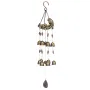 Resin Bird's Nest Wind Chimes Pendant Cross-Border Exclusively For Brass Bell Wind Chimes Outdoor Garden Bird Pendant