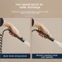 Stainless Steel Toilet Spray Gun Set with Adjustable Modes Spring-Loaded Hose and 360° Support Bathroom Bidet Sprayer for Hygiene Cleaning for Shower Diapers